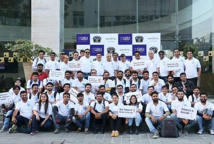 Cadila Pharma organizes a bike rally on World No Tobacco Day