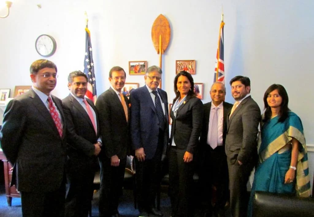 CII CEOs Delegation Head, Dr Rajiv Modi, CMD Cadila Pharmaceuticals, meets Congresswoman Tulsi Gabbard