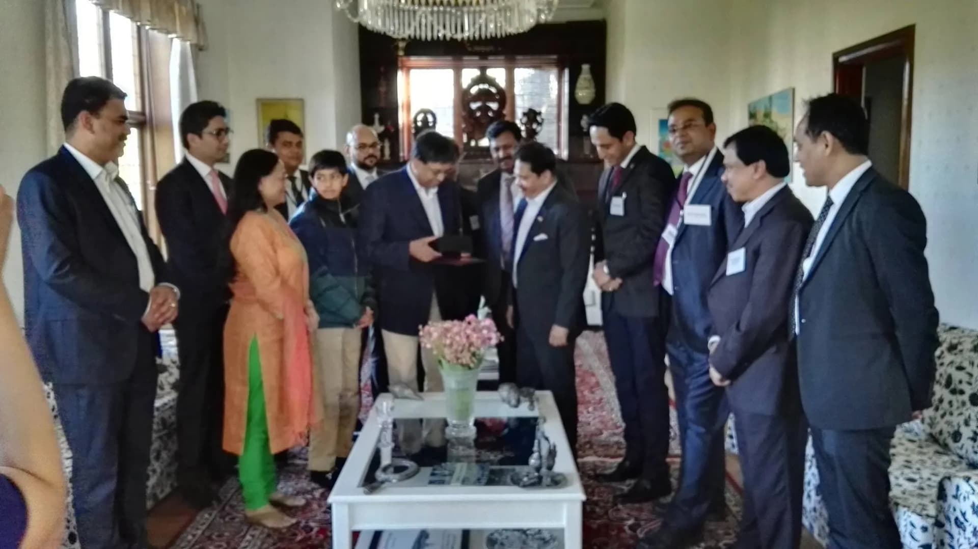 Head of Indian Delegation, Dr Rajiv Modi, CMD, Cadila Pharmaceuticals at Copenhagen