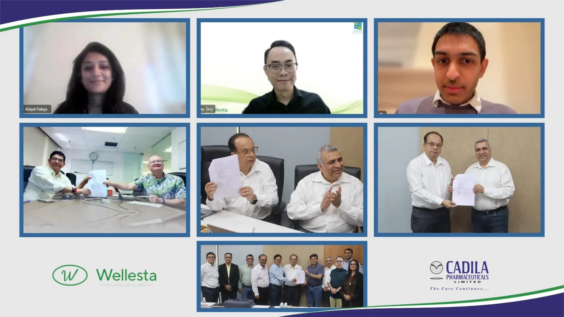 Cadila Pharmaceuticals and Wellesta Holdings Singapore Sign Strategic Joint Venture to Accelerate Growth Across South-East Asia and Emerging international Markets